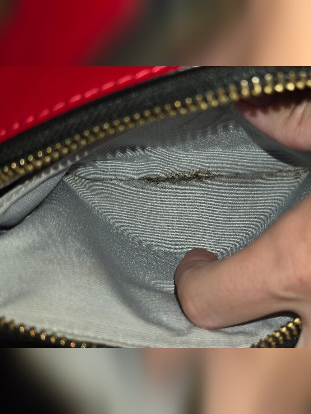 Marc Jacobs Snapshot Bag White Leather Crossbody with Red & Blue Tricolor Strap - Picture 14 of 16